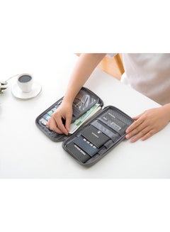 JOLLY Passport And Card Holder Bag Grey  - Image 5