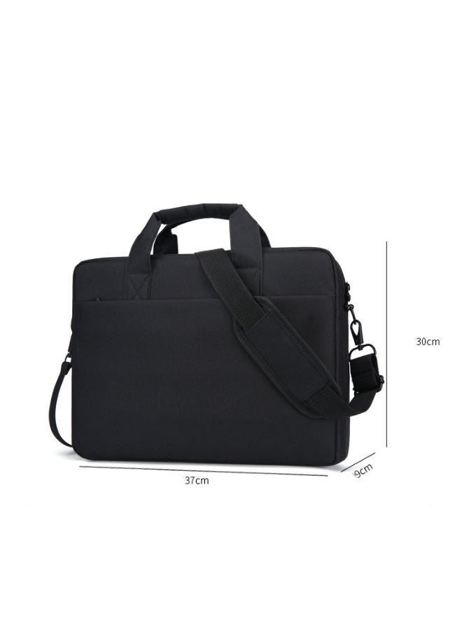 JOLLY Solid Crossbody Laptop Bag Black - Image 2