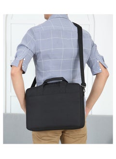 JOLLY Solid Crossbody Laptop Bag Black  - Image 5