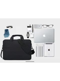 JOLLY Solid Crossbody Laptop Bag Black  - Image 4