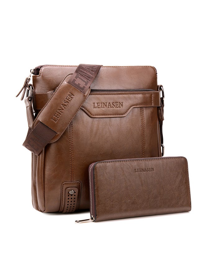 JOLLY 2 Pack Business Bag Set Brown  - Image 1