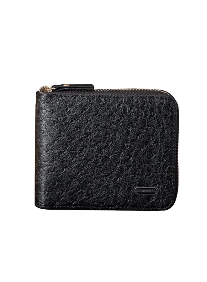 JOLLY Solid Zip Wallet Black  - Image 1