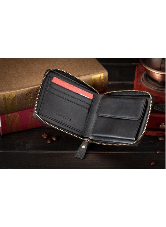 JOLLY Solid Zip Wallet Black  - Image 3