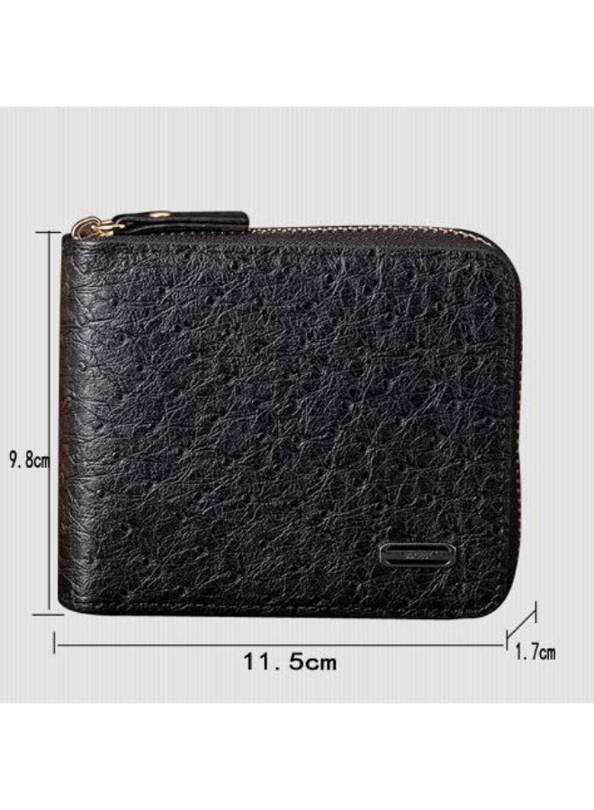 JOLLY Solid Zip Wallet Black  - Image 4
