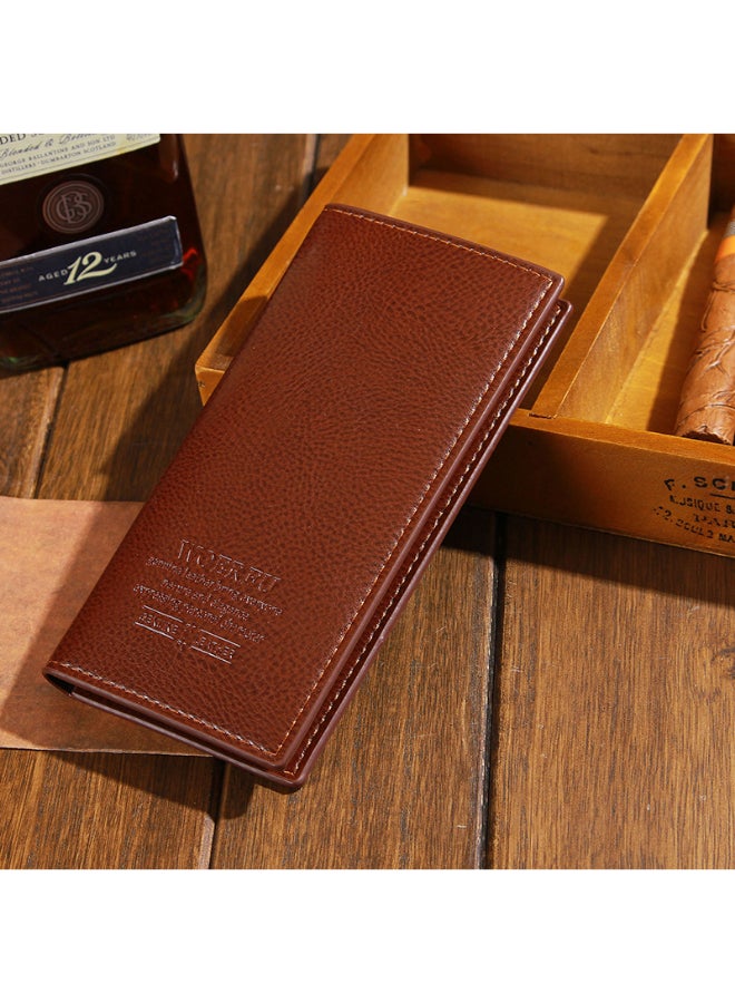 JOLLY - Solid Bi Fold Wallet Brown - Image 1