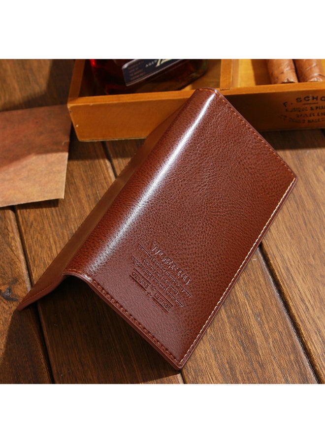 JOLLY - Solid Bi Fold Wallet Brown - Image 1
