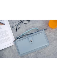 JOLLY Solid Zip Wallet Blue  - Image 3