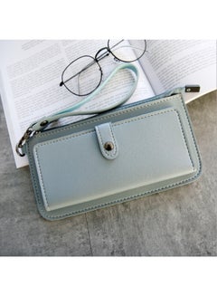 JOLLY Solid Zip Wallet Blue  - Image 5