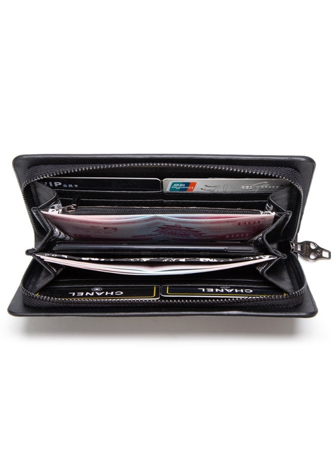 JOLLY Skull Studed Zip Wallet Black  - Image 2