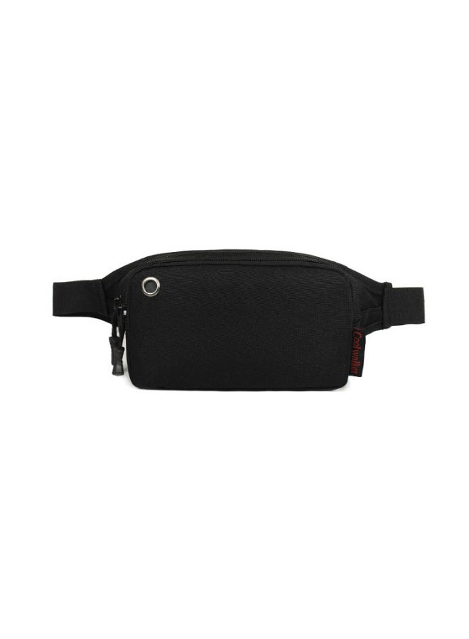 JOLLY Solid Chest Waistpack Belt Shoulder Bag Black  - Image 2