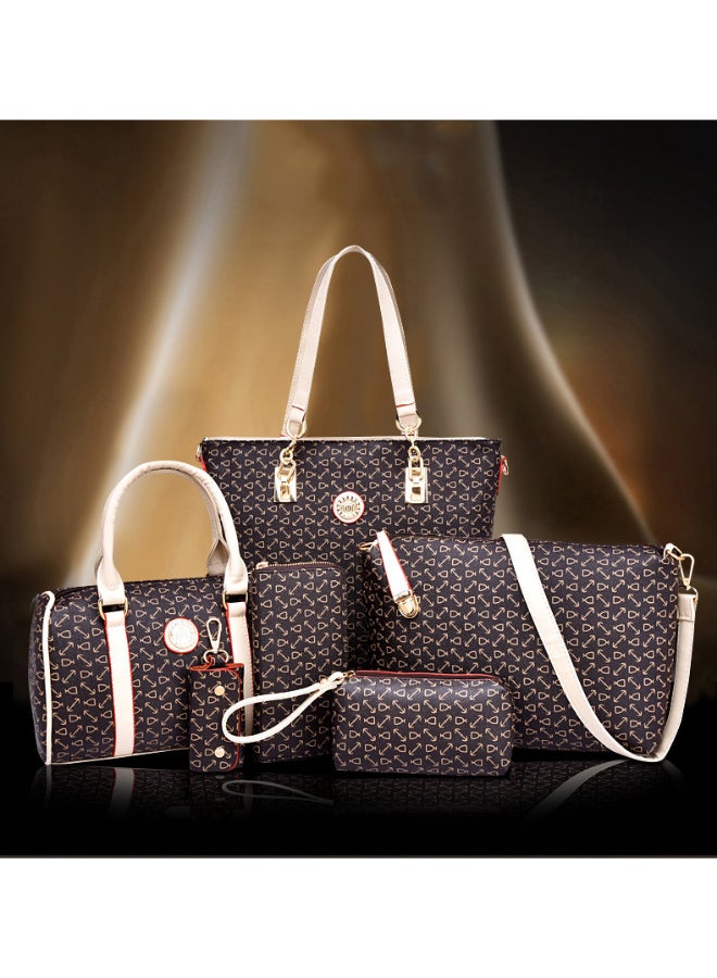 JOLLY - 6 Pack Printed Shoulder Bag Set Multicolour - Image 1