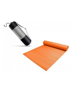 Kanteen Store Yoga Mat With Carrying Bag- 6 Mm - Orange  - Image 1