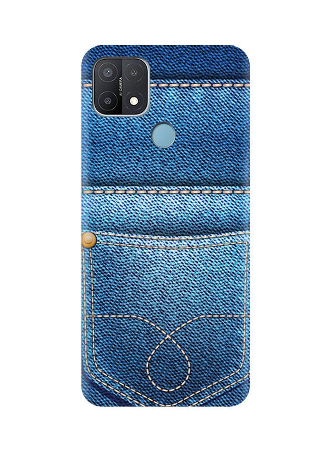 إيه إم سي ديزاين حافظة لحماية الهاتف المحمول لهاتف أوبو A15s أزرق - Image 1