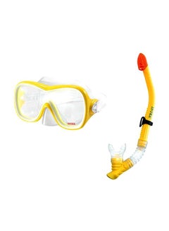 INTEX Aqua Pro Swimming Goggles With Snorkel 50 x 9cm  - Image 1