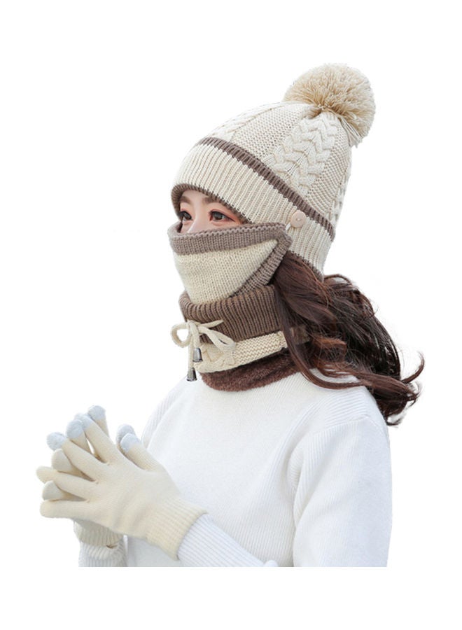 طقم وشاح دافئ للرقبة للشتاء - Image 1