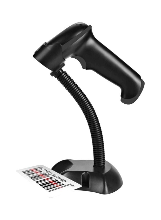 أيبيسي ماسح باركود ضوئي تلقائي بمنفذ USB متوافق مع أنظمة ويندوز وماك أسود - Image 2