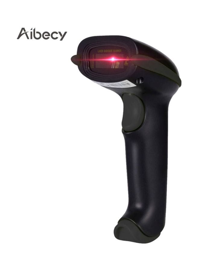 أيبيسي ماسح باركود ضوئي تلقائي بمنفذ USB متوافق مع أنظمة ويندوز وماك أسود - Image 3