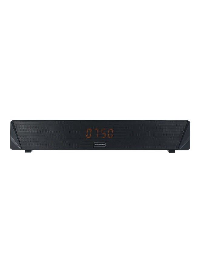 Clock Desktop Wireless Bluetooth 5.0 Soundbar L7-B Black  - Image 1