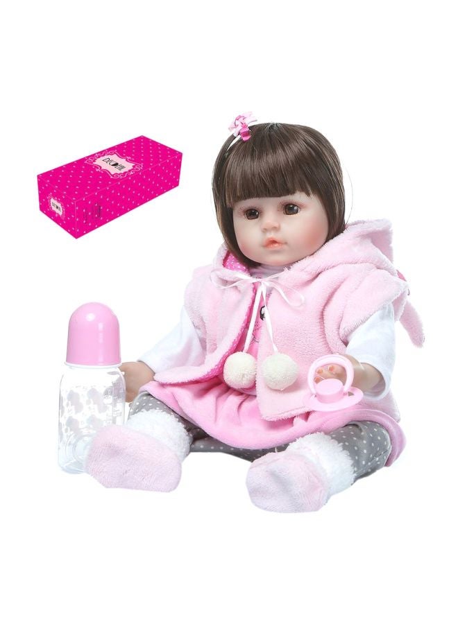 Decdeal Reborn Vinyl Baby Dolls With Cute Outfit 19inch - Image 1
