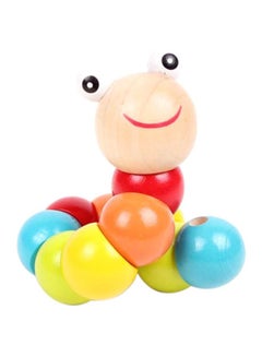 Sharpdo Wooden Caterpillar Toy 17X3.5cm  - Image 2