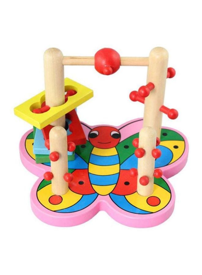 Sharpdo - Wooden Geometric Shape Sorting Puzzle Board 10x10x10cm - Image 1
