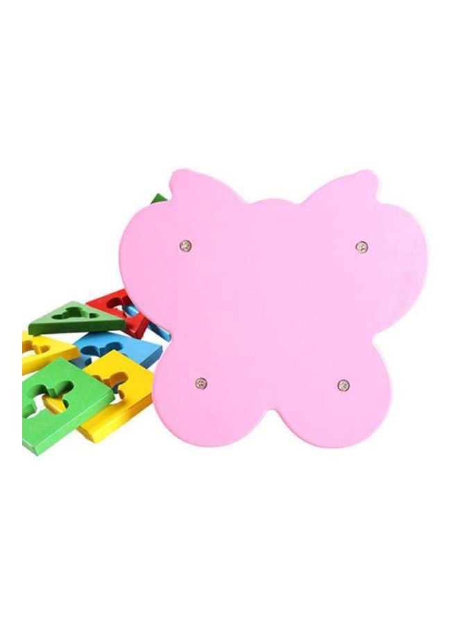 Sharpdo - Wooden Geometric Shape Sorting Puzzle Board 10x10x10cm - Image 1