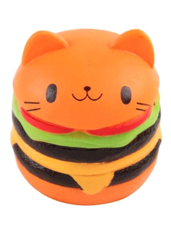 بيوينتي لعبة إسفنجية بتصميم برجر على شكل قطة 10x5x5سم - Image 1