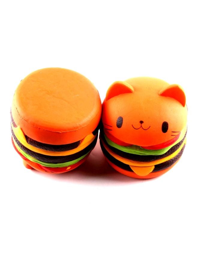 بيوينتي لعبة إسفنجية بتصميم برجر على شكل قطة 10x5x5سم - Image 3