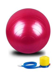 Kanteen Store Aleesh Exercise Gym Swiss Stability Fitness Ball With Pump Perfect For Physical Therapy Pilates Home Yoga Balance & Personal Training 65cm 