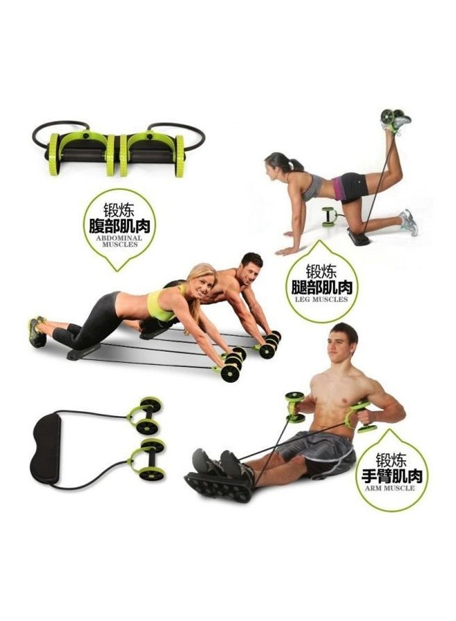 Abdominal Muscle Wheel Fitness Roller Mute Tension Rope Multi-Function Slimming Abdominal Device