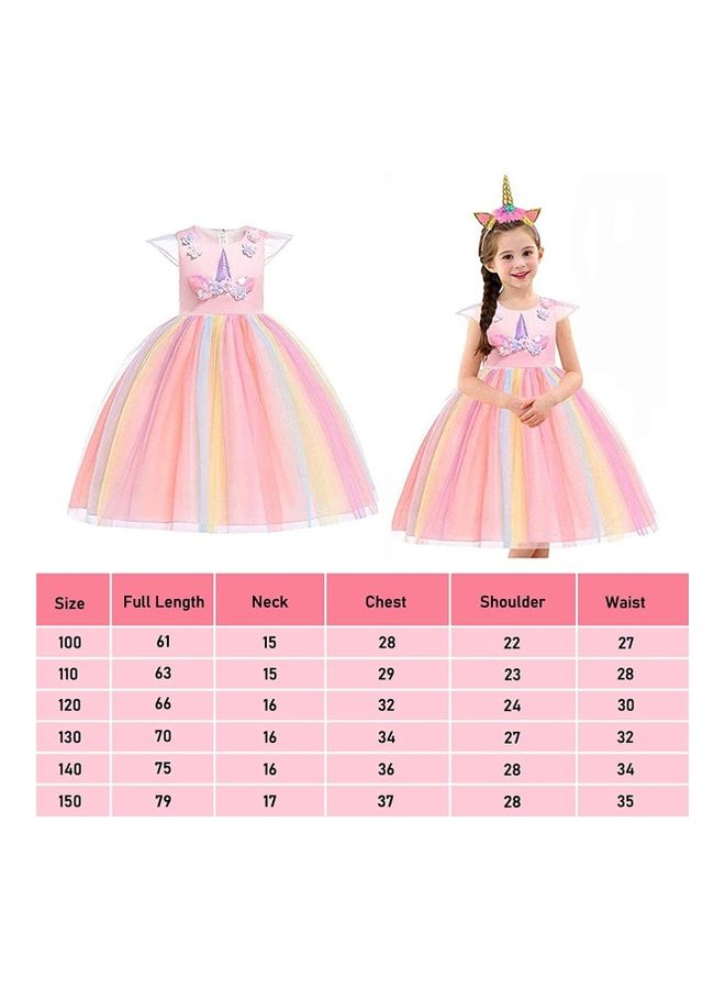 Fairy Tale Princess Costume With Accessory Set 110cm