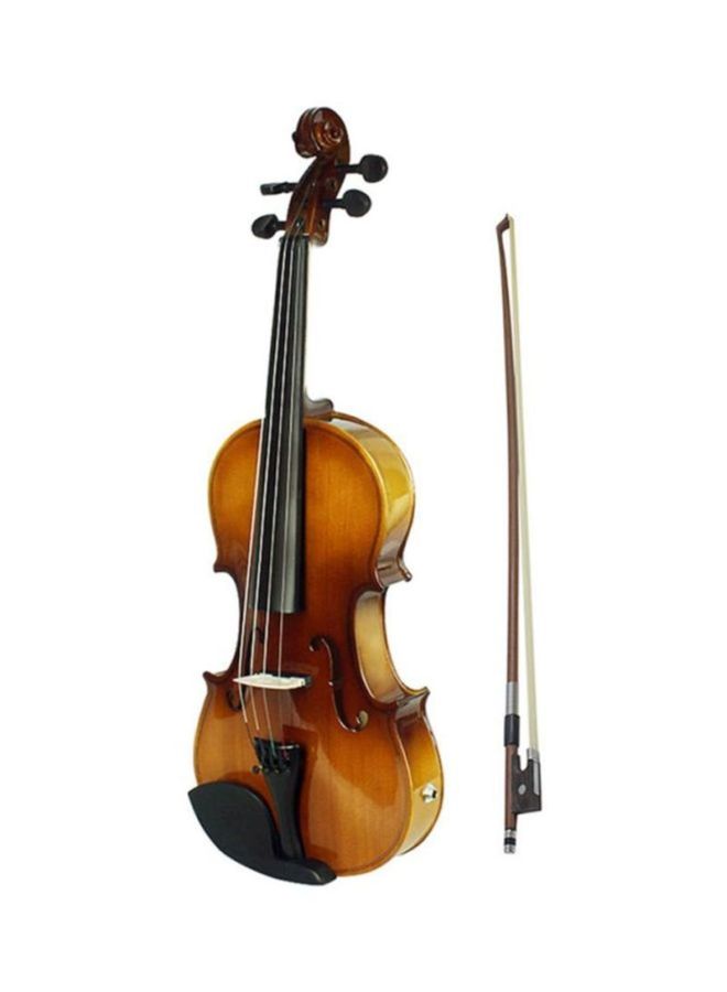 ammoon - Acoustic EQ Electric Violin With Bow Hard Case - Image 1