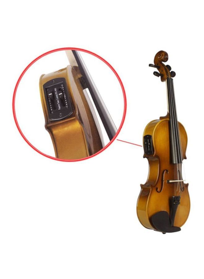 ammoon - Acoustic EQ Electric Violin With Bow Hard Case - Image 1