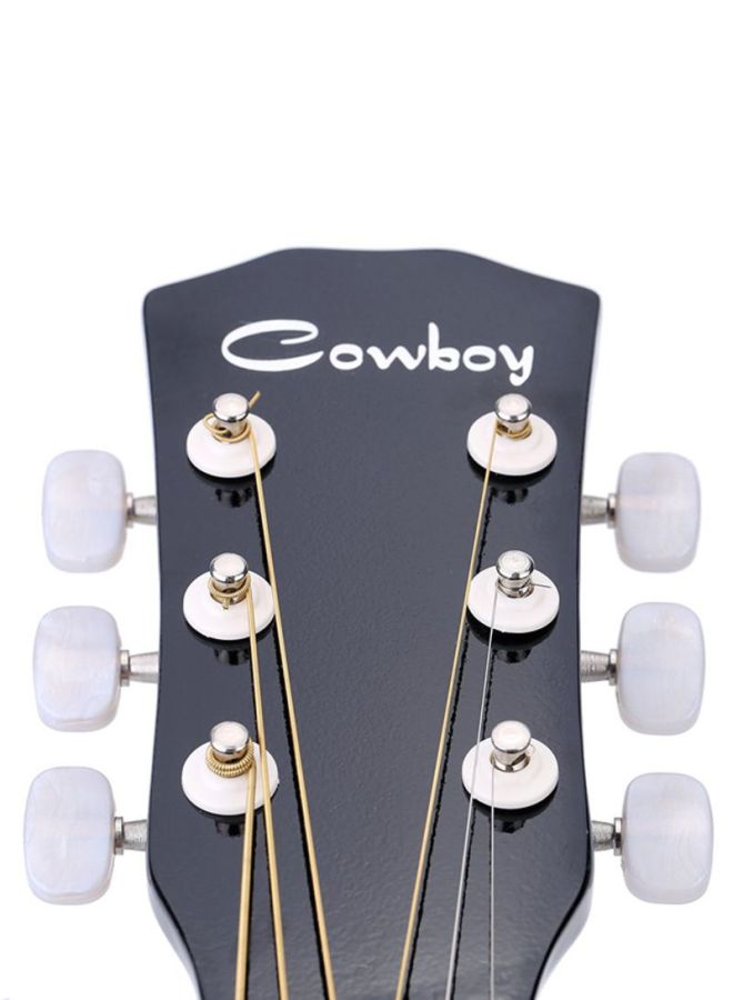ammoon 39-Inch Acoustic Folk 6-String Guitar  - Image 5