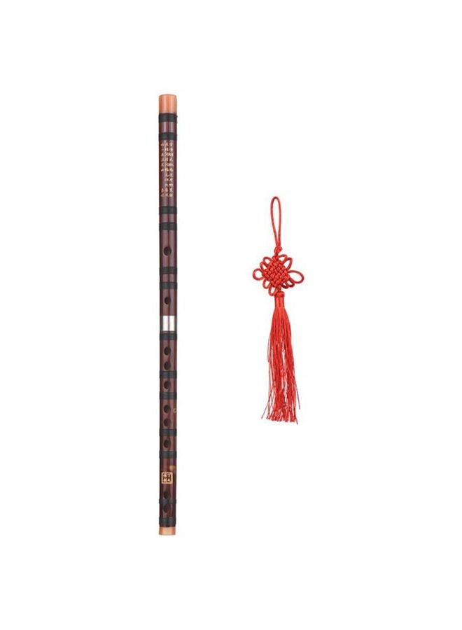 ammoon Dizi Bitter G-Key Bamboo Flute With Chinese Knot - Image 1