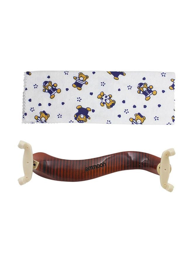 أمون مسند للكتف من خشب القيقب مع قطعة قماش للتنظيف - Image 1