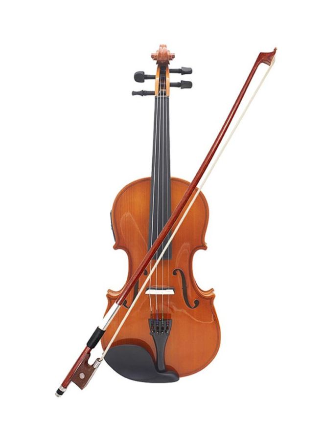 ammoon - Natural Acoustic EQ Violin With Hard Case - Image 1