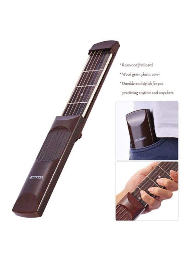 ammoon Portable 6 String 4 Fret Acoustic Guitar Chord Trainer - Image 4