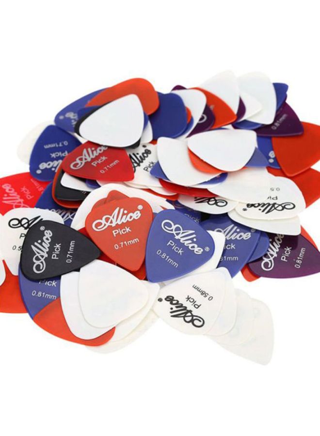 أمون مجموعة ريشات الجيتار من 100 قطعة مقاس 0.58 مم/ 0.71 مم/ 0.81 مم - Image 2