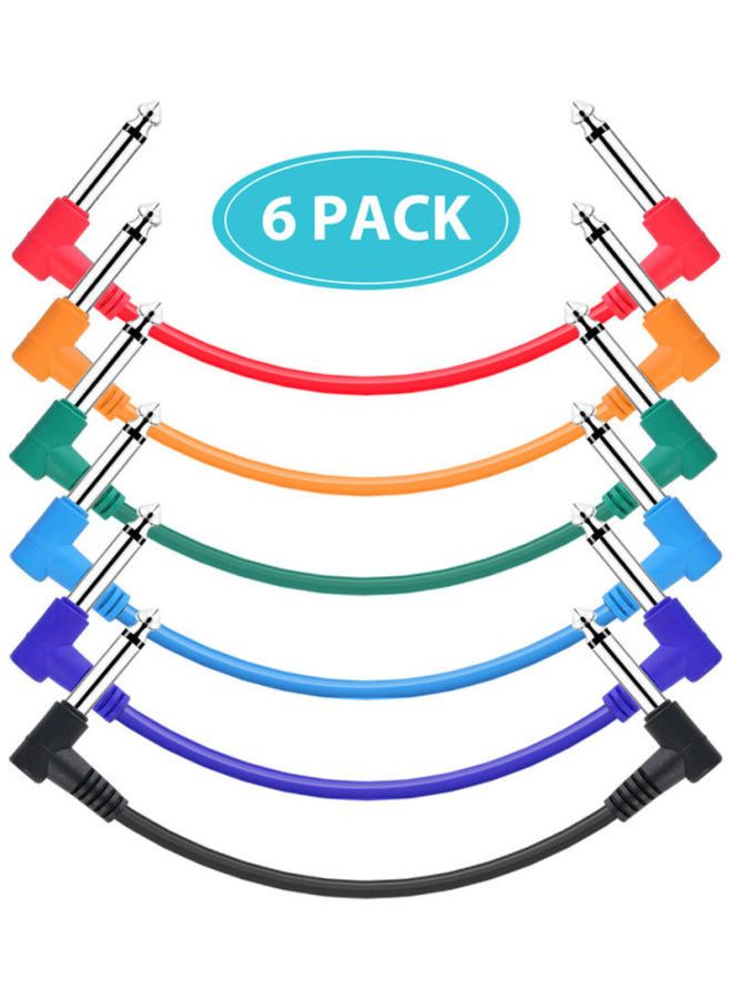 أمون مجموعة من 6 كابلات دواسة تأثيرات الجيتار - Image 2