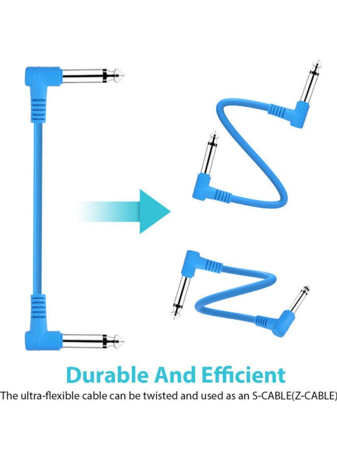 أمون مجموعة من 6 كابلات دواسة تأثيرات الجيتار - Image 4