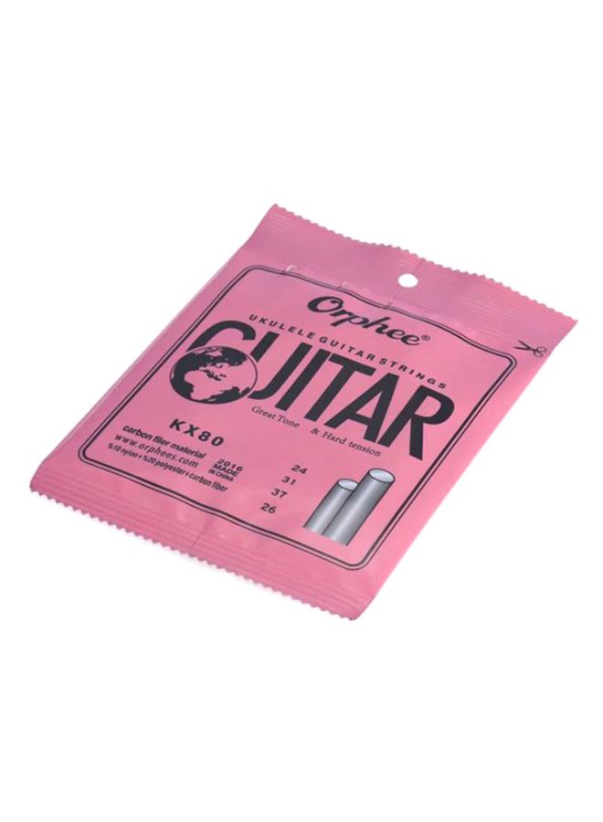 4-Piece Orphee KX80 Ukelele Replacement Strings