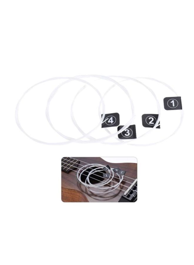 4-Piece Orphee KX80 Ukelele Replacement Strings