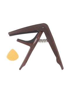 Light Capo Quick Change Clamp Key With Pick for 6-String Acoustic Electric Guitar