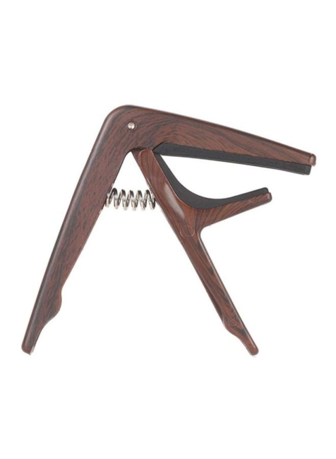 ammoon - Light Capo Quick Change Clamp Key With Pick for 6-String Acoustic Electric Guitar - Image 1