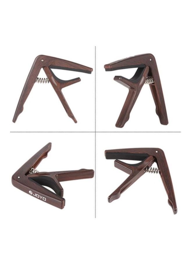 ammoon - Light Capo Quick Change Clamp Key With Pick for 6-String Acoustic Electric Guitar - Image 1