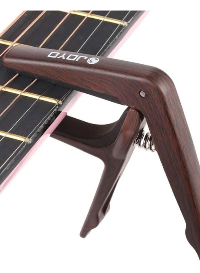 ammoon - Light Capo Quick Change Clamp Key With Pick for 6-String Acoustic Electric Guitar - Image 1