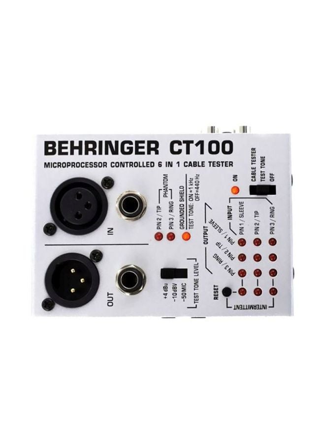 behringer Professional 6-In-1 Instrument Cable Tester - Image 1