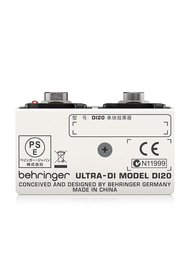 behringer Ultra-DI DI20 Professional Active 2-Channel Splitter - Image 5