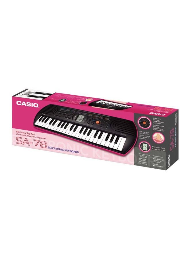 CASIO - Compact Clavier Musical Keyboard SA-78AH2 - Image 1